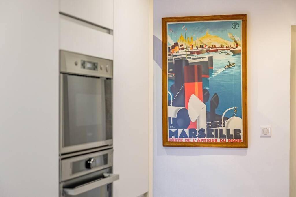 Appartement 5*, Climatise, Avec Terrasse Au Quartier Le Panier Марсилия Екстериор снимка